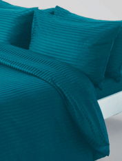 Комплект постельного белья "Евро Двуспальный" САТИН, Изумрудный