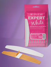 Сменные файлы белые на мягкой основе (150 грит) для пилы полумесяц Staleks Pro Expert 40 (30 шт)