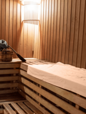 Простынь для бани, персик (100*150 см)