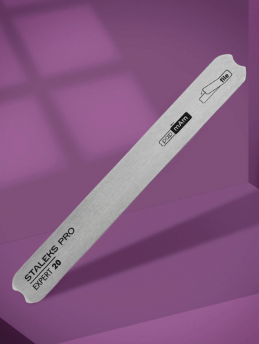 Пилка-основа металлическая прямая Staleks Pro Expert 20