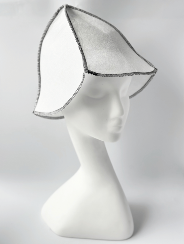 Шапочка для бани, белая (1 шт)