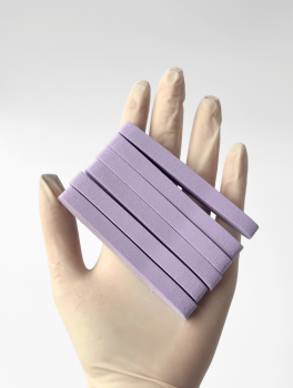 Спонж косметологический прессованный, лавандовый (12шт/уп)