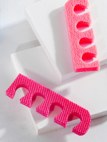 Разделитель пальцев для педикюру, розовый (20 пар/уп)