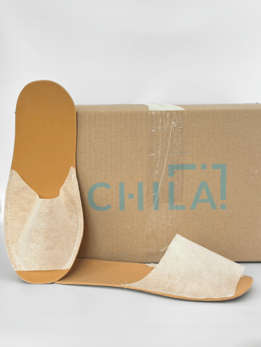 Тапочки одноразовые "Эконом" коричневые (100 пар)