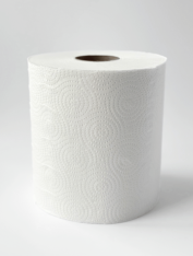 Полотенце бумажное в рулоне 100 м, 2-слойное, белое