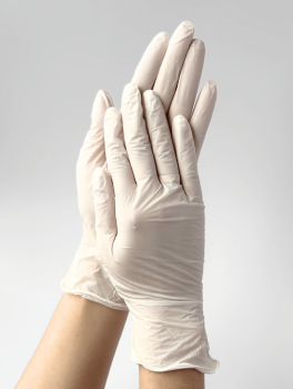 Перчатки нитриловые (размер XS) белые 4г Medicom, 100 шт/уп
