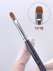 Косметическая кисточка для бровей Creator Synthetic № 18