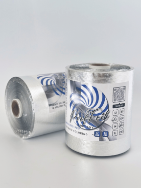 Фольга парикмахерская тисненая 12см х 150м (плотность 13 мкм)