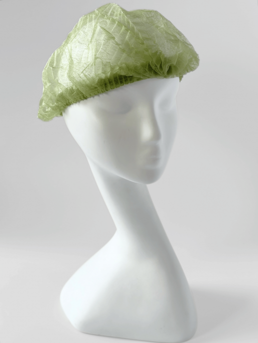 Шапочка одноразовая хаки (100 шт)