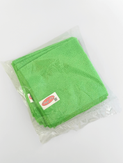 Салфетка микрофибра "Универсальная" (5 шт/уп), Зеленая