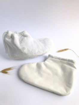 Шкарпетки для парафінотерапії, білі