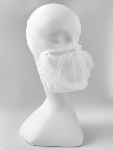 Набородник одноразовый спанбонд, белый (100 шт)