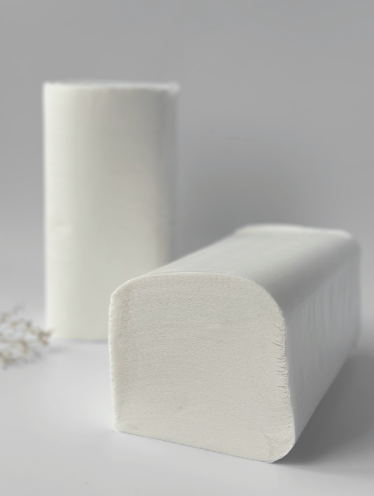 Полотенце бумажное V-складка СТАНДАРТ, 2-слойное (200л/уп)