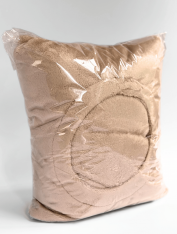 Чехол на кушетку с отверстием плюшевый, бежевый (300 г/м²)