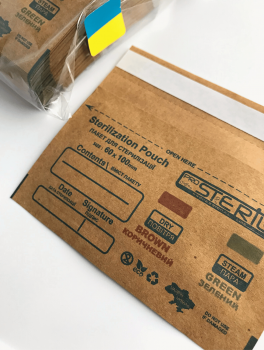 Крафт-пакеты 60х100 мм коричневые ProSteril (100 шт)