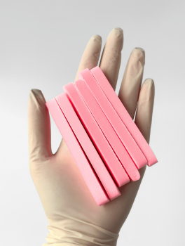 Спонж косметологический прессованный, розовый (12шт/уп)