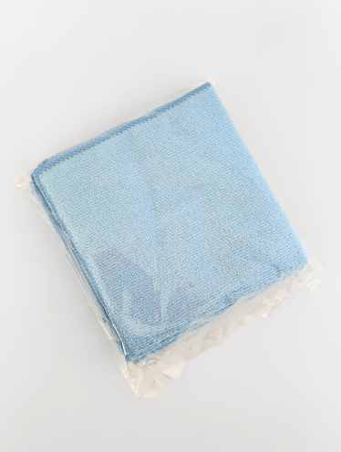 Салфетка микрофибра "Универсальная" (5 шт/уп), Голубая