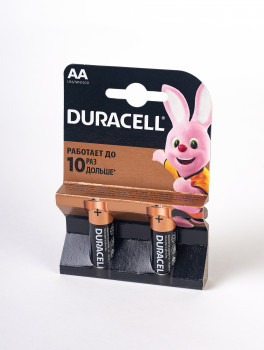 Батарейки пальчиковые (АА)DURAСELL 1.5V (2шт/уп)