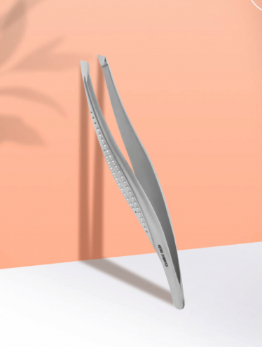 Пинцет для бровей Staleks Classic 12 Type 3 (скошенный)