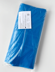Фартук полиэтиленовый 50 мкм, голубой (25 шт/уп)
