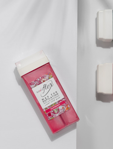 Воск в кассетах Italwax Flex, Малина (100 мл)