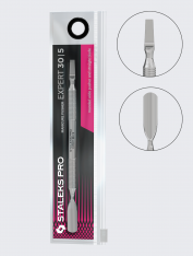 Лопатка маникюрная Staleks Pro Expert 30 Type 5 (пушер округлый широкий + лопасть прямая)