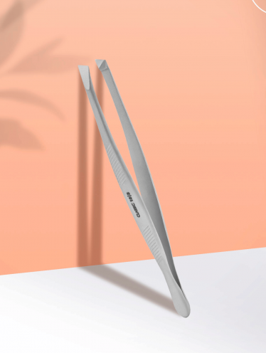 Пинцет для бровей Staleks Classic 10 Type 3 (скошенный)