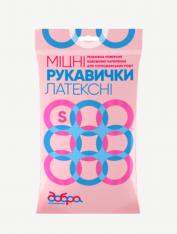 Перчатки латексные крепкие (размер S) "Добра господарочка"