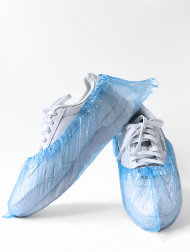 Бахилы 1,3 г/шт ЭКОНОМ, синие (100 шт)