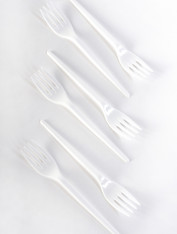 Вилка одноразовая столовая (Ю) 16,5 см (100 шт/уп)