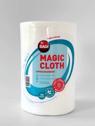 Салфетки для уборки Bagi "Чудо тряпка" 20х20 см (180 шт)