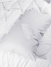 Наволочка 50*70 см (Евро) САТИН, Белая