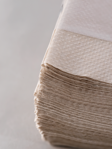 Полотенце бумажное V-складка, серое (200л/уп)