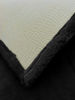 Коврик для ног (60х40 см) велсофт, черный