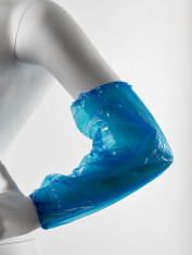 Нарукавник полиэтиленовый 25 мкм "Medicom" (100 шт), голубой