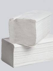 Полотенце бумажное V-складка ЭКОНОМ, 1-слойное (150л/уп)