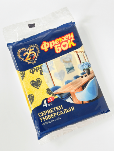 Серветки віскозні Фрекен Бок "Фламенко" (5 шт/уп)
