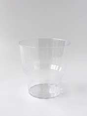 Стакан стекловидный 200 мл с меткой 100, 200 (50 шт/уп)