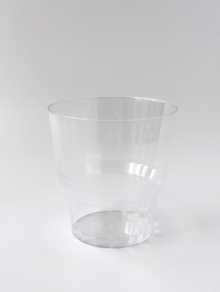 Стакан стекловидный 200 мл с меткой 100, 200 (50 шт/уп)