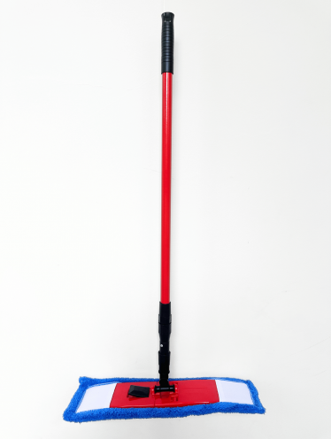 Швабра-полотер Евро комплект (основа+кий+моп)(44*14см)
