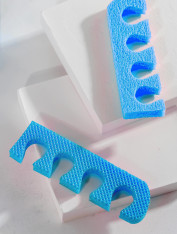 Разделитель пальцев для педикюру, синий (20 пар/уп)