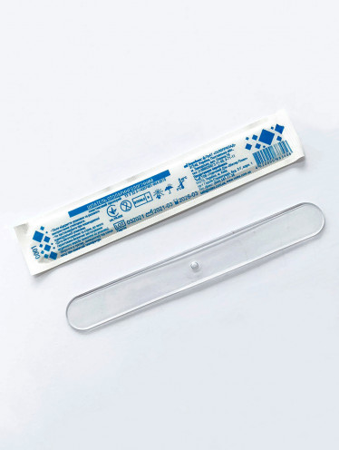 Шпатель ЛОР пластиковый, стерильный (90 шт/уп)