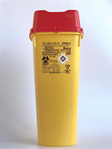 Контейнер для сбора игл и медицинских отходов, 6л