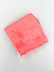 Салфетка микрофибра "Универсальная" (5 шт/уп), Розовая