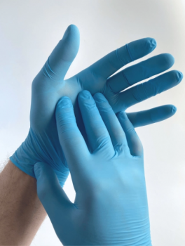 Перчатки нитриловые (размер ХS) голубые 3г Medical Professional, 100 шт