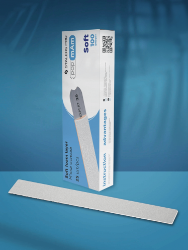 Сменные файлы белые papmAm на мягкой основе (100 грит) Staleks Pro Expert 20 (25 шт)