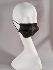 Маска одноразовая, ЧЕРНАЯ