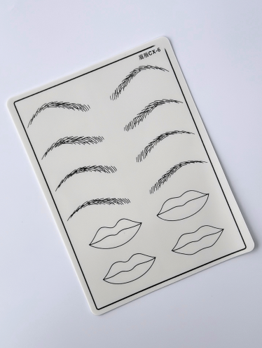 Искусственная кожа (v.4) с разными вариантами изображения бровей и губ