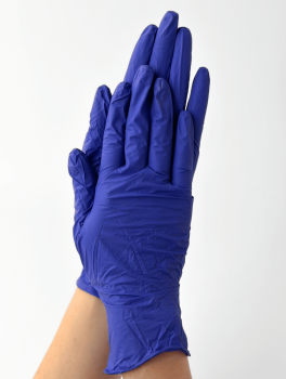 Перчатки нитриловые размер L синие 3,5г Mercator Nitrylex Basic, 100 шт