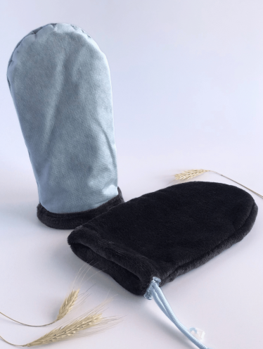 Варежки для парафинотерапии, коричневые